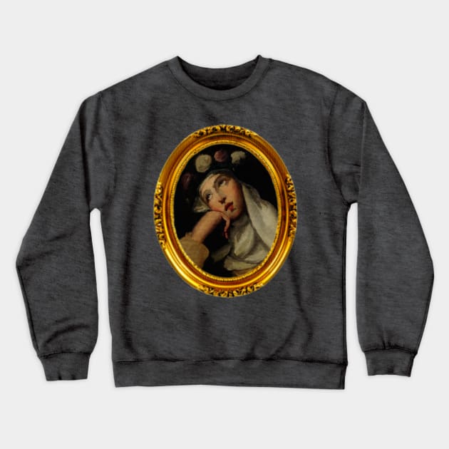 Saint Rose of Lima Crewneck Sweatshirt by HappyRandomArt